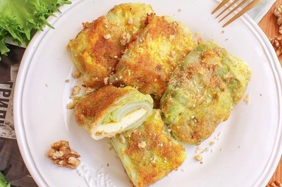 Конвертики с сыром и капустой