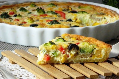 Киш с овощами
