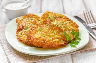 Картофельные драники, или деруны без яиц