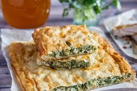 Пирог с сыром и шпинатом