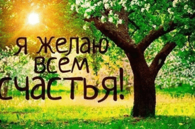 О лечебном эффекте пожелания всем счастья